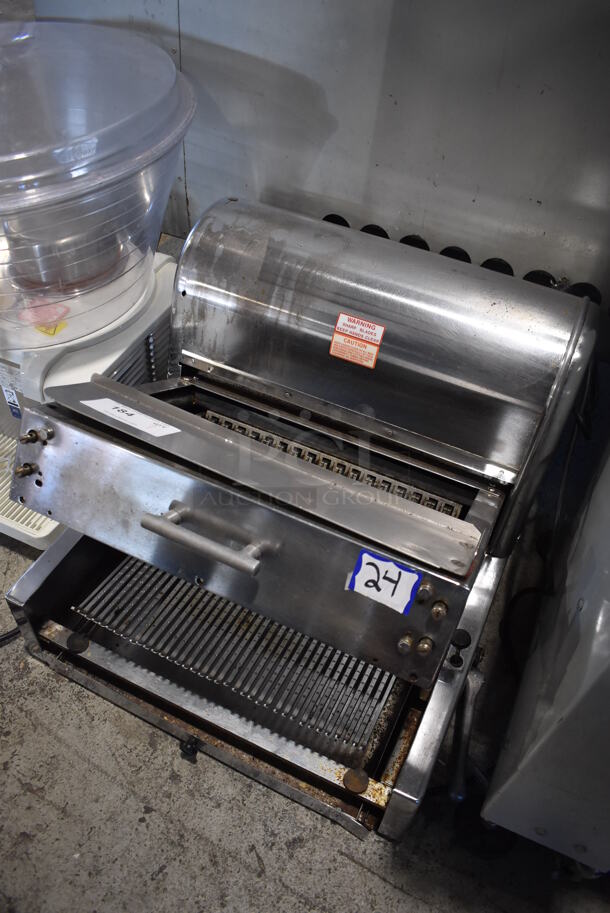 Berkel MB Stainless Steel Commercial Countertop Bread Loaf Slicer. 120 Volts, 1 Phase. 22x26x18. Tested and Working! - Image 5 of 5