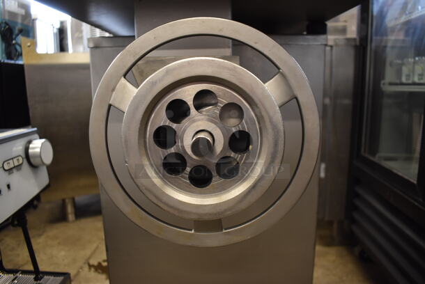 La Felsinea TC 42 SXM Commercial Stainless Steel Electric Meat Mincer With Grinding Head And 3 Attachments On Steel Legs. 220V. - Image 5 of 6