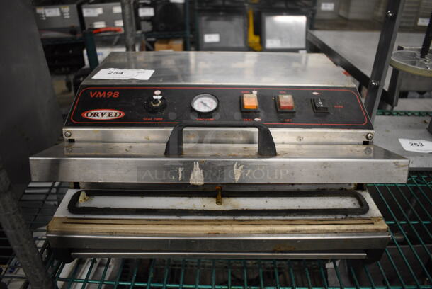 Orved Model VM98 Stainless Steel Commercial Countertop Sealer. 18.5x16x7.5. Tested and Powers On But Does Not Seal - Image 1 of 4