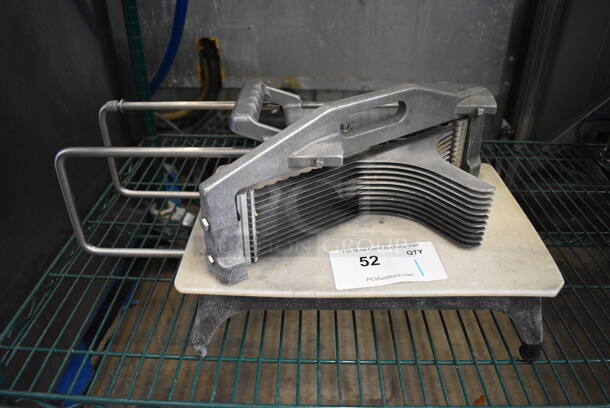 Metal Countertop Tomato Slicer. 19x10x10 - Image 1 of 5