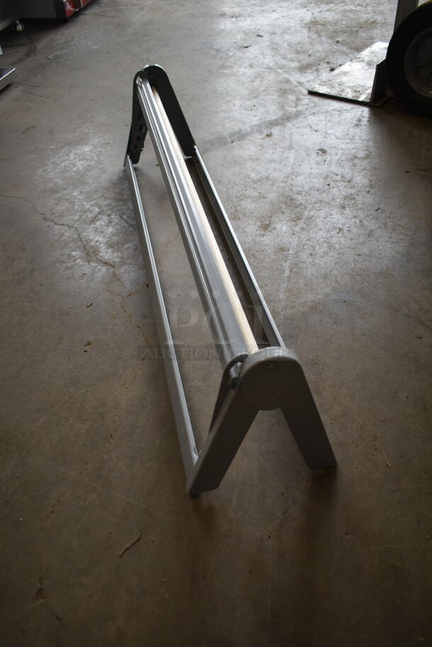 3 BRAND NEW SCRATCH AND DENT! Gray Metal Butcher Paper Roll Holders. 3 Times Your Bid! - Image 3 of 6
