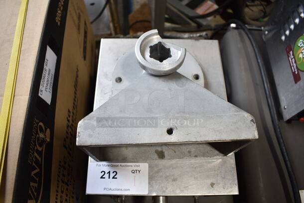 Olde Tyme PN1 Stainless Steel Commercial Countertop Nut Grinder Base w/ Hopper Mount. 115 Volts, 1 Phase. Tested and Working! - Image 3 of 4