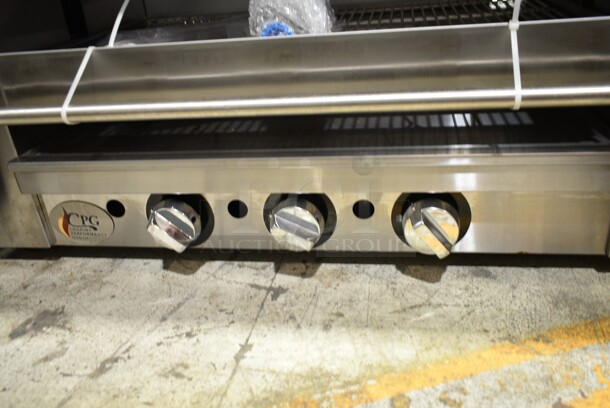 BRAND NEW SCRATCH AND DENT! Cooking Performance Group CPG 351S36SBL Stainless Steel Commercial Propane Gas Powered Salamander Broiler Cheese Melter. 36,000 BTU. - Image 4 of 7