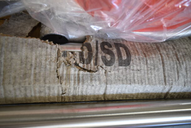 BRAND NEW SCRATCH AND DENT! Lot Includes DBS12X50R 3/16" Durabubble - 12" x 50' mini rolls perf 12" 7, Metal Legs - Image 6 of 7