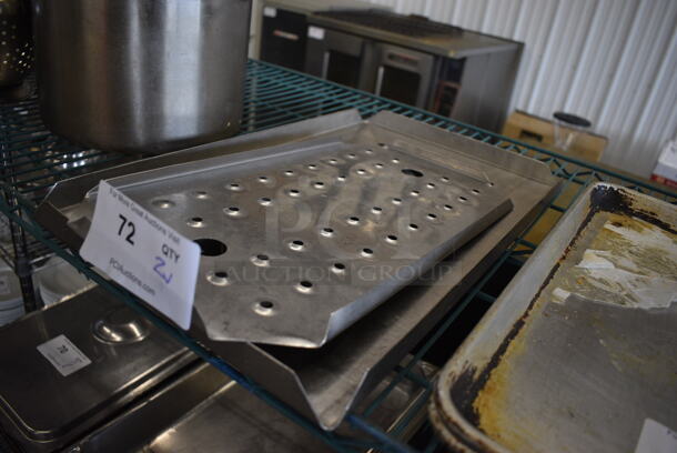 2 Stainless Steel Drip Tray Inserts. Includes 11.5x18.5x1. 2 Times Your Bid! - Image 2 of 3