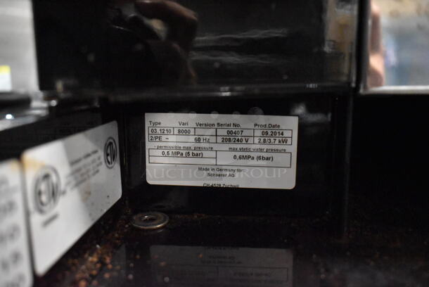 2014 Schaerer Metal Commercial Countertop Automatic Espresso Machine w;/ 2 hoppers. 208/240 Volts, 1 Phase.  - Image 9 of 9