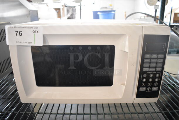 Walmart Model EM720CGA-W Countertop Microwave Oven w/ Plate. 120 Volts, 1 Phase. 17x12x10