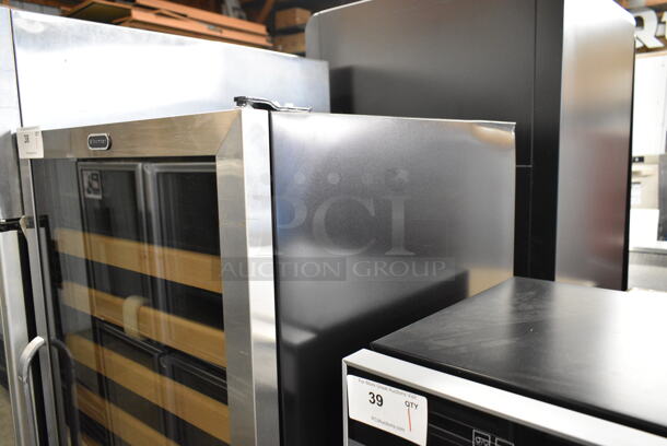 BRAND NEW SCRATCH AND DENT! Whynter BWR-1642DZ Metal Commercial Single Door Reach In 164 Bottle Dual Zone Wine Cooler Merchandiser. 120 Volts, 1 Phase. Tested and Working! - Image 4 of 9