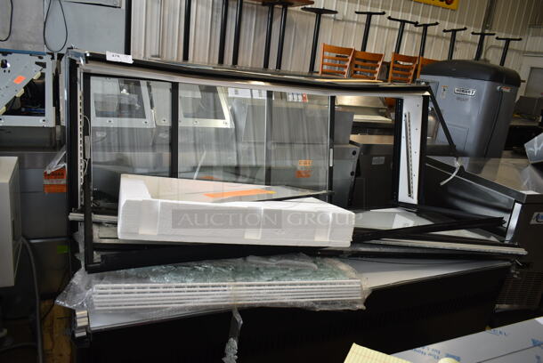 BRAND NEW SCRATCH AND DENT! 2024 Federal Industries SGD7748 77" Full Service Dry Bakery Display Case Merchandiser. See Pictures for Damage.  - Image 3 of 3