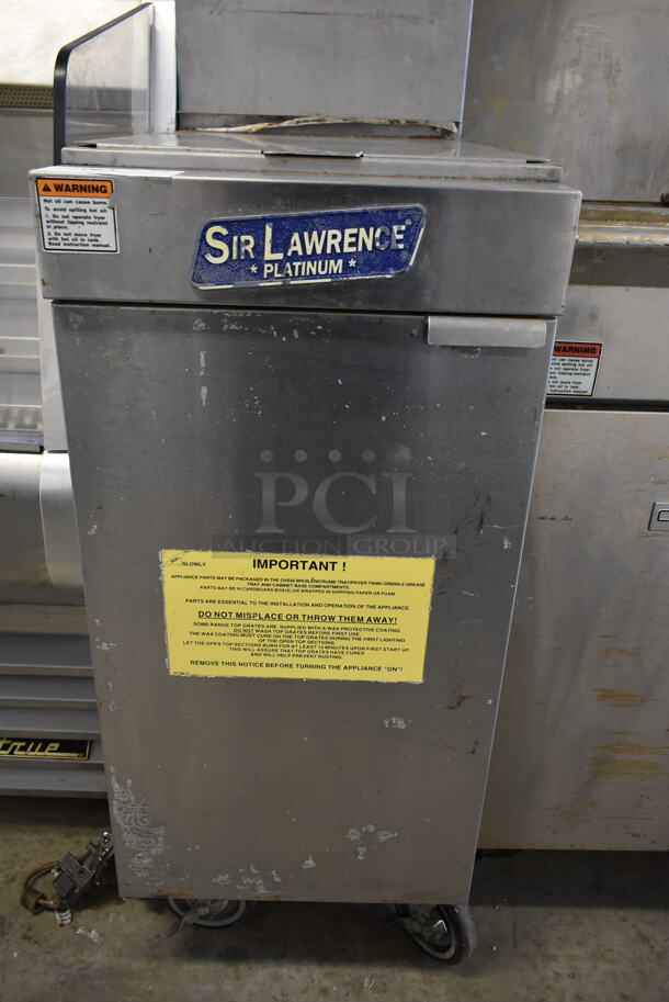Sir Lawrence LG400 Stainless Steel Commercial Floor Style Propane Gas Powered Rethermalizer on Commercial Casters. 120,000 BTU. - Image 4 of 6