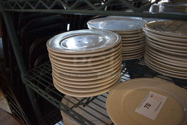 13 White Ceramic Plates. 9.5x9.5x1. 13 Times Your Bid! - Image 3 of 4