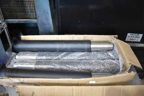 2 Boxes of 4 BRAND NEW! 24" Metal Convection Oven Legs. 2 Times Your Bid! - Image 3 of 5