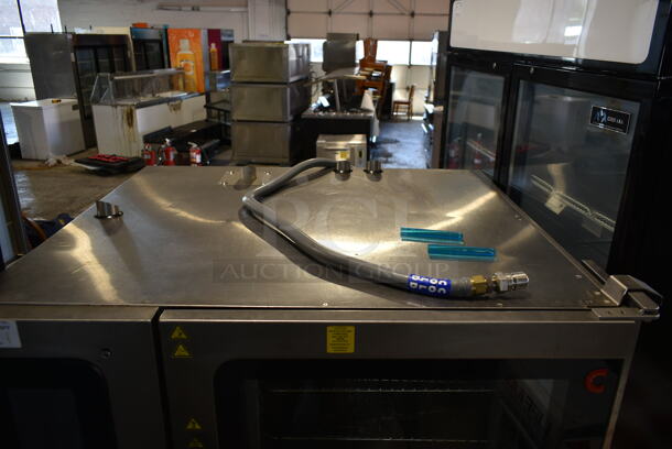 Convotherm  C4eT 6.20 GS Stainless Steel Commercial Natural Gas Powered Combi Convection Oven w/ View Through Door and Metal Oven Racks. 68,200 BTU. - Image 2 of 9