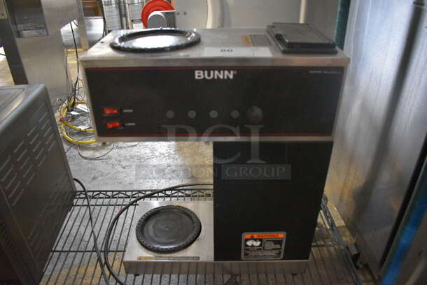 2018 Bunn Model VPR Stainless Steel Commercial Countertop 2 Burner Coffee Machine. 120 Volts, 1 Phase. 16x8x20
