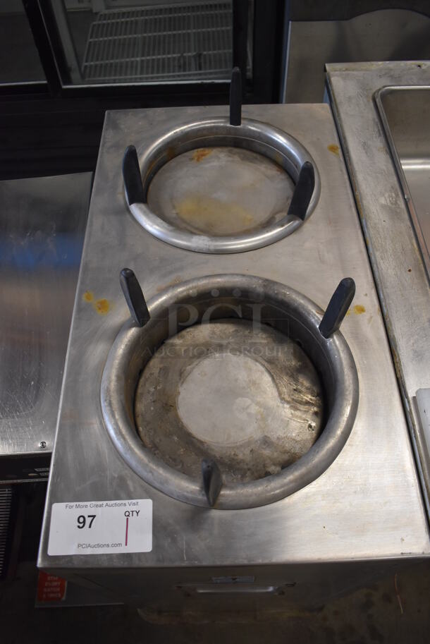 Servolift Eastern 2TD3-STH Stainless Steel Commercial Floor Style Portable 2 Well Plate Return on Commercial Casters. 120/208-240 Volts, 1 Phase. 15x28x40.5 - Image 4 of 6