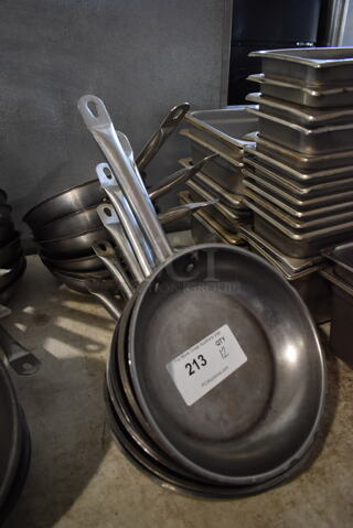 12 Metal Skillets. 18x10x2.5. 12 Times Your Bid!