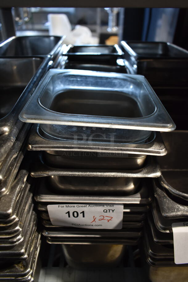 ALL ONE MONEY! Lot of 27 Drop In Bins. Includes 6x7x6 - Image 1 of 3