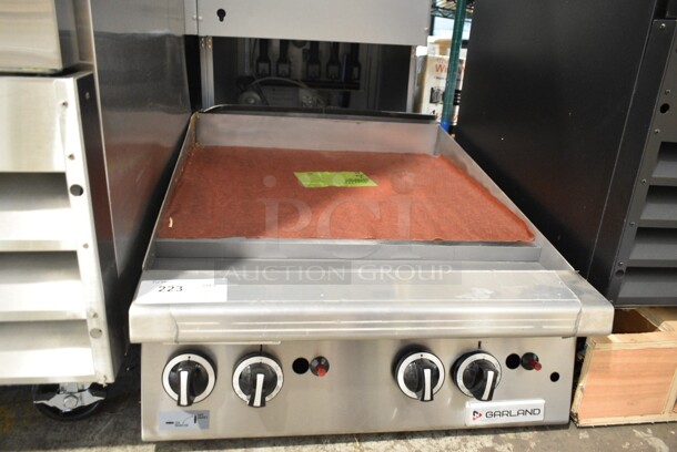 BRAND NEW SCRATCH AND DENT! Garland GTGG24-GT24M 24" Natural Gas Countertop Griddle with Thermostatic Controls - 56,000 BTU - Image 7 of 9