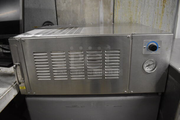 Glastender Model Lettuce Crisper Stainless Steel Commercial Countertop Lettuce Crisper. 115 Volts, 1 Phase. 24x24x37. Tested and Working! - Image 3 of 6