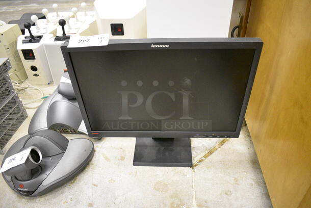 Lenovo Flat Screen Computer Monitor  - Image 2 of 5