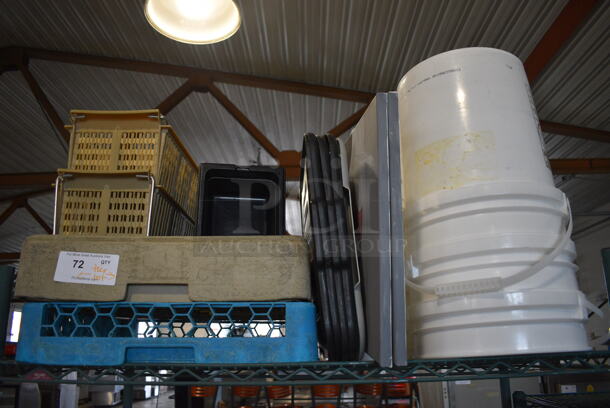 ALL ONE MONEY! Lot of Various Dish Caddies, Silverware Caddies and Poly Bins! - Image 1 of 4
