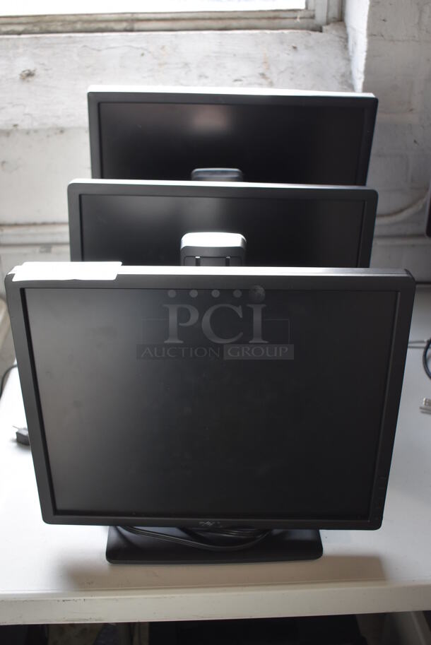 3 Various Computer Monitors; Dell P1913Sb, Dell P1913Sf and Dell 2001FP. 100-240 Volts, 1 Phase. 3 Times Your Bid! - Image 1 of 8