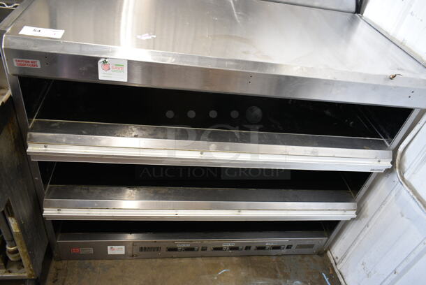 Marshall Air Systems Stainless Steel Commercial Countertop 2 Tier Warming Merchandiser. Cannot Test Due To Plug Style - Image 1 of 4
