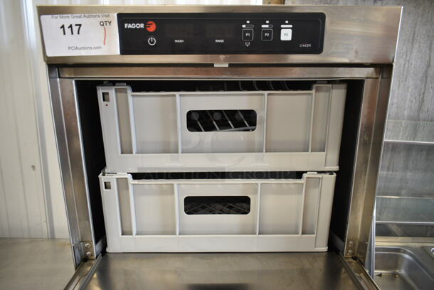 2023 Fagor CO-402W B DD Stainless Steel Commercial Undercounter Glass Washer. 208-240 Volts, 1 Phase.  - Image 4 of 9