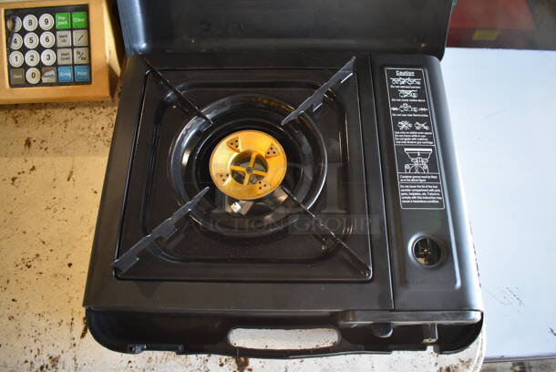 Metal Countertop Single Burner Range in Hard Case. 14x12x4 - Image 2 of 4