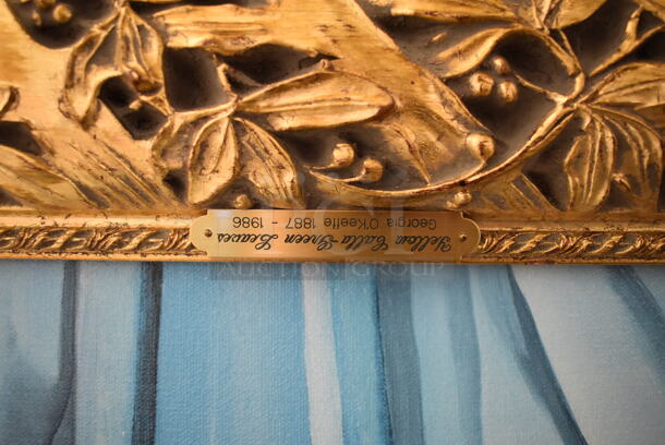 Framed Picture of Yellow Calla Green Leaves by Georgia O'Keeffe. - Image 7 of 7