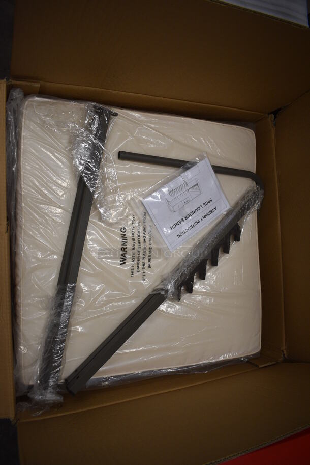 BRAND NEW SCRATCH AND DENT! WF281055AAA 5 Piece Lounger Bench - Image 3 of 7