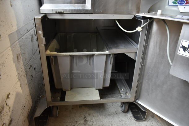 Fresh N Squeeze POS-1 Stainless Steel Commercial Floor Style Automatic Citrus Juicer on Commercial Casters. 120 Volts, 1 Phase. Tested and Working! - Image 3 of 5