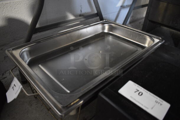Metal Chafing Dish w/ Drop in and Lid. 24x14x14 - Image 3 of 4
