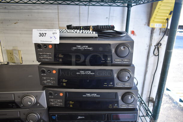 3 TLR1281 Time Lapse Video Cassette Recorders. 100-240 Volts, 1 Phase. 3 Times Your Bid! - Image 1 of 6