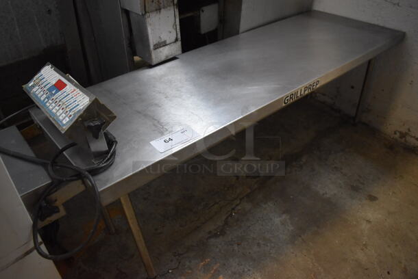 Stainless Steel Shelf w/ Timer. 54x18x26 - Image 3 of 3