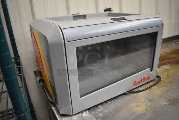Liebherr Red Bull Metal Commercial Mini Cooler Merchandiser. 115 Volts, 1 Phase. 22x19x15. Tested and Working! - Image 2 of 6