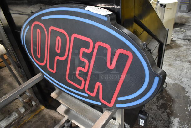 Light Up Open Sign. Tested and Working! - Image 3 of 3