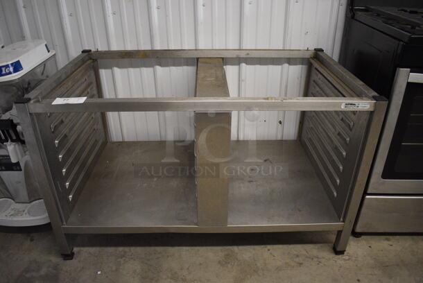 Rational Stainless Steel Commercial Double Pan Rack Stand for Oven. 48x28x29