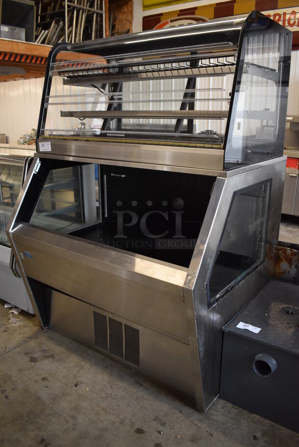 Federal Industries RSS4SC-6 Stainless Steel Commercial Floor Style Open Grab N Go Merchandiser w/ CD4828SS Dry Display Case Top. 120 Volts, 1 Phase. 48.5x39.5x70. Cannot Test Due To Missing Power Cord - Image 4 of 10