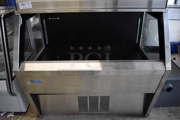 Federal Industries RSS4SC-6 Stainless Steel Commercial Floor Style Open Grab N Go Merchandiser w/ CD4828SS Dry Display Case Top. 120 Volts, 1 Phase. 48.5x39.5x70. Cannot Test Due To Missing Power Cord - Image 6 of 10