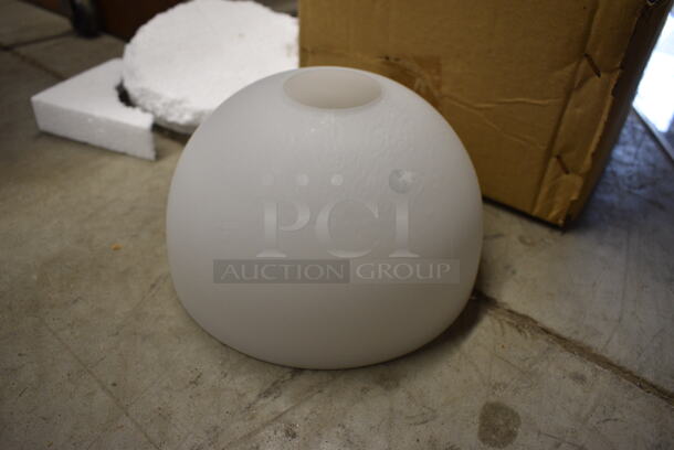 3 White Light Shades. 7x7x4.5. 3 Times Your Bid! - Image 2 of 2