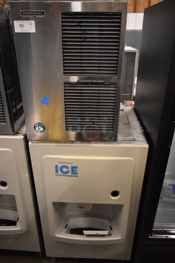 Hoshizaki KM-500MAF Stainless Steel Commercial Ice Head on Hoshizaki DB-200C Hotel Dispenser Ice Bin. 115-120 Volts, 1 Phase.  - Image 4 of 7