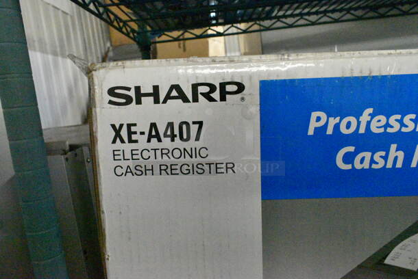 2 Various Items IN ORIGINAL BOX Including Sharp XE-A407 Cash Register and Brother DCP-L2550 Printer. 2 Times Your Bid!  - Image 7 of 7