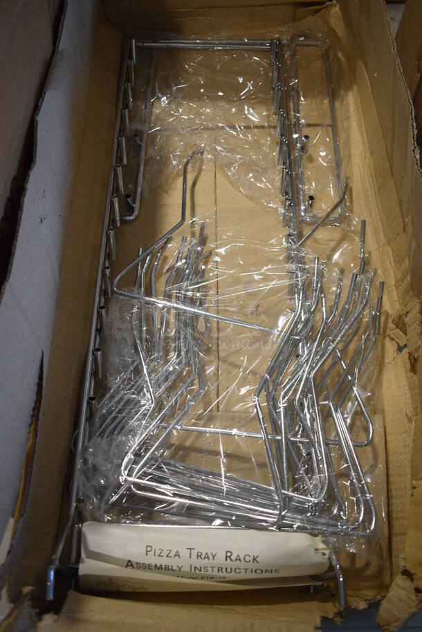 BRAND NEW IN BOX! Metal Pizza Tray Rack. Does Not Come Assembled.