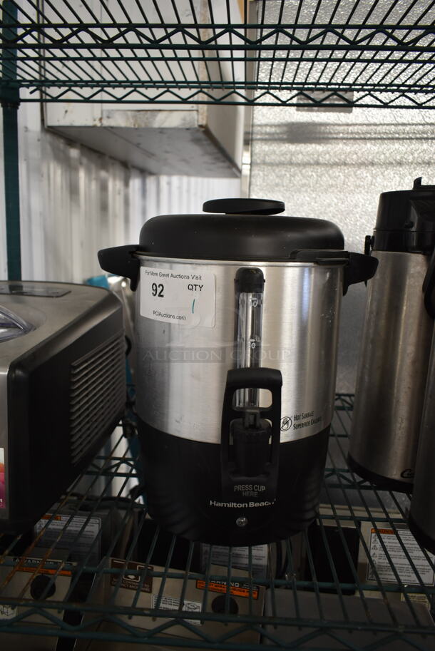 Hamilton Beach 40514R Chrome Finish Coffee Urn. 120 Volts, 1 Phase. 