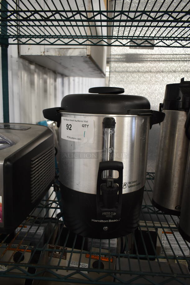 Hamilton Beach 40514R Chrome Finish Coffee Urn. 120 Volts, 1 Phase.  - Image 1 of 6