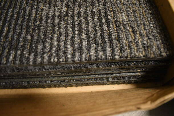 ALL ONE MONEY! Roughly 7 Pieces of Blue/Gray/Black Carpet Squares - Image 4 of 4