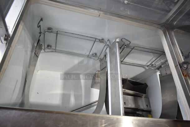 Metal Commercial Floor Style Ice Cream Dipping Cabinet w/ Metal Ice Cream Tub Collars. Tested and Does Not Power On - Image 4 of 7
