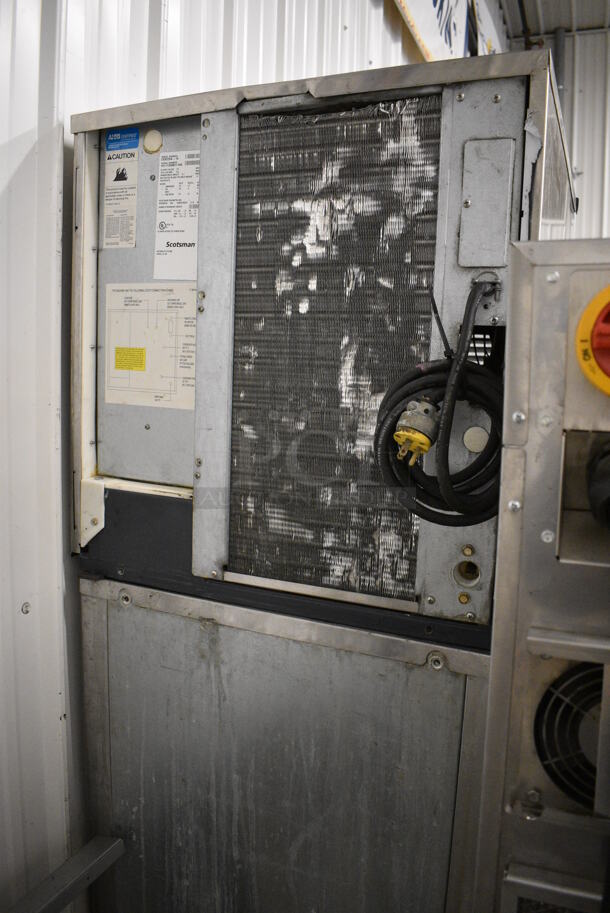 Scotsman Model C0322SA-1E Stainless Steel Commercial Ice Machine Head on Commercial Ice Bin. 115 Volts, 1 Phase. 23x33x73 - Image 7 of 7