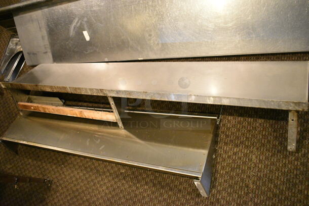 8 Various Metal Shelves. Includes 112x12x2. 8 Times Your Bid! (secondary dining room)  - Image 3 of 9